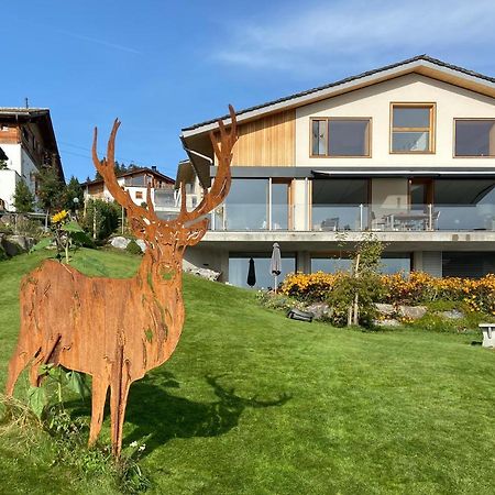 Casa Admisa, Spektakulaere Aussicht, Ski In And Out, Hochwertige Einrichtung, Valserstein Und Eiche 필름 외부 사진