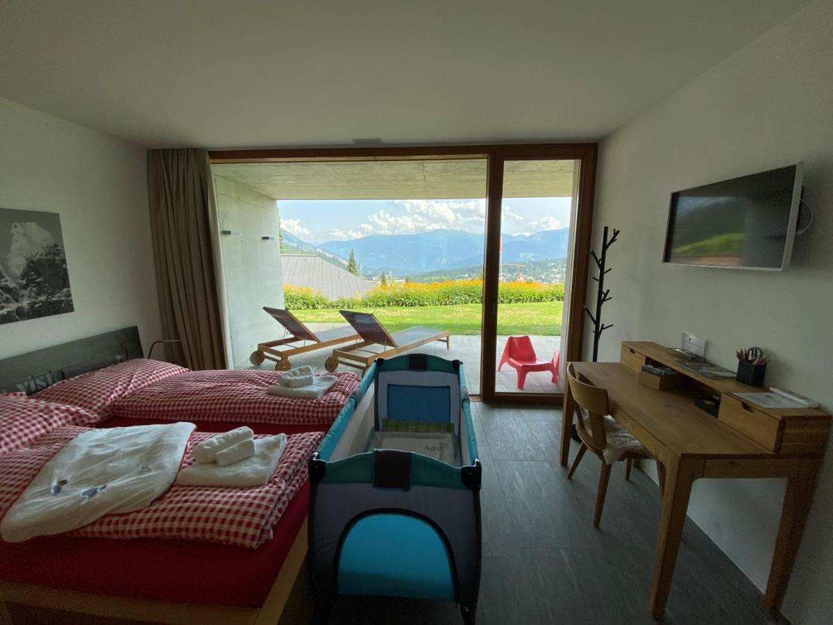 Casa Admisa, Spektakulaere Aussicht, Ski In And Out, Hochwertige Einrichtung, Valserstein Und Eiche 필름 외부 사진