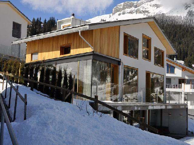 Casa Admisa, Spektakulaere Aussicht, Ski In And Out, Hochwertige Einrichtung, Valserstein Und Eiche 필름 외부 사진