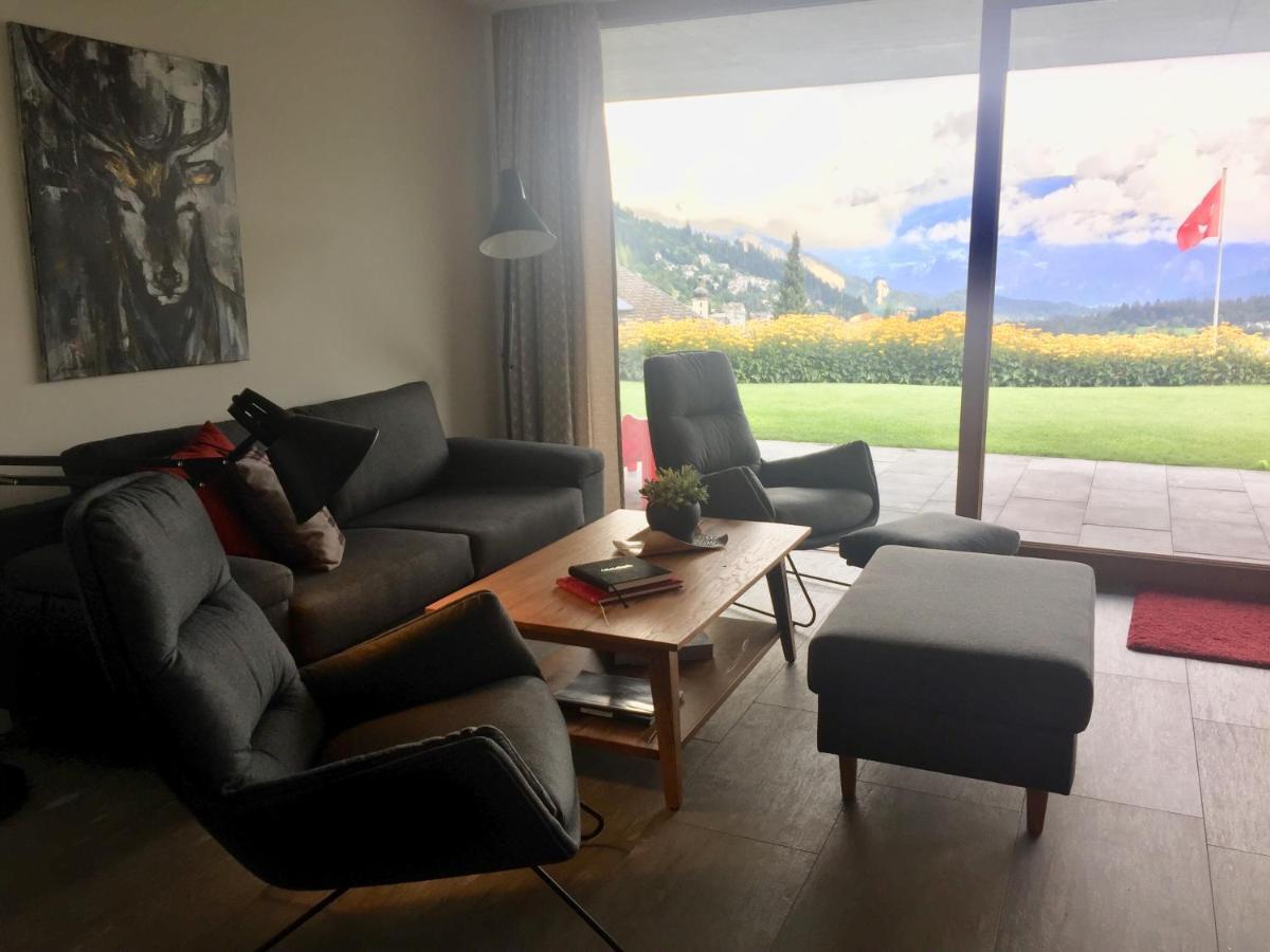 Casa Admisa, Spektakulaere Aussicht, Ski In And Out, Hochwertige Einrichtung, Valserstein Und Eiche 필름 외부 사진